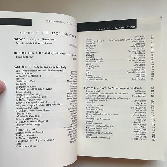 Devouring The Green Fear Of A Human Planet Poetry Anthology New Writing Sam Witt - Picture 5 of 11